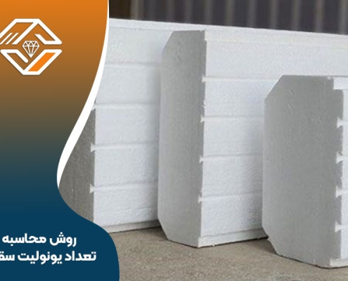 روش محاسبه تعداد یونولیت سقفی